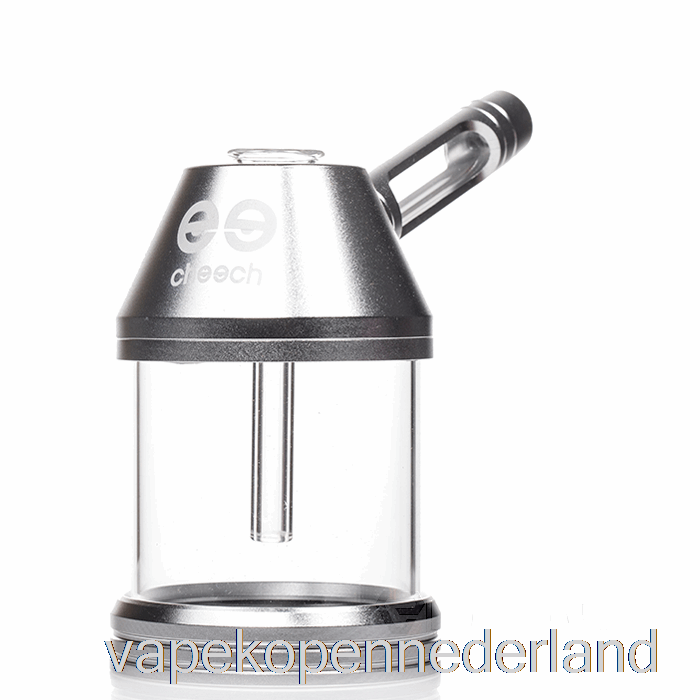 Elektronische Sigaret Vape Cheech Glas Metaal Oliekan Bubbler Zilver